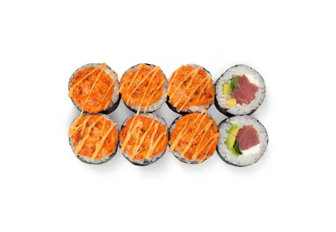 Запеченный ролл с тунцом