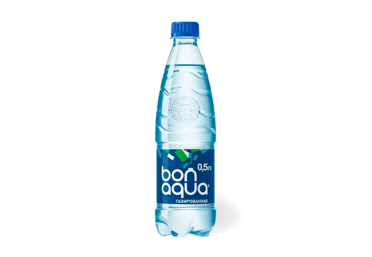Вода BonAqua Газированная 0,5л
